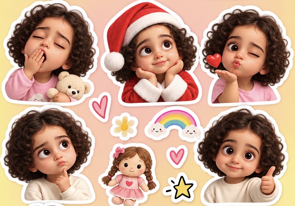 ستيكرز للبنات